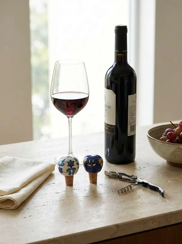Blue_Pottery_Ceramic_Bottle_Stopper