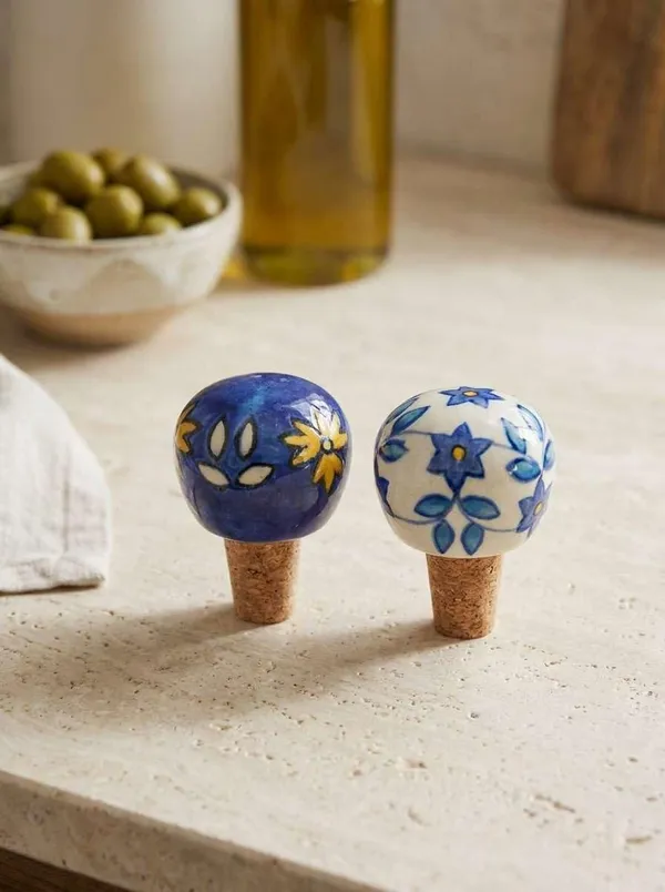 Blue_Pottery_Ceramic_Bottle_Stopper