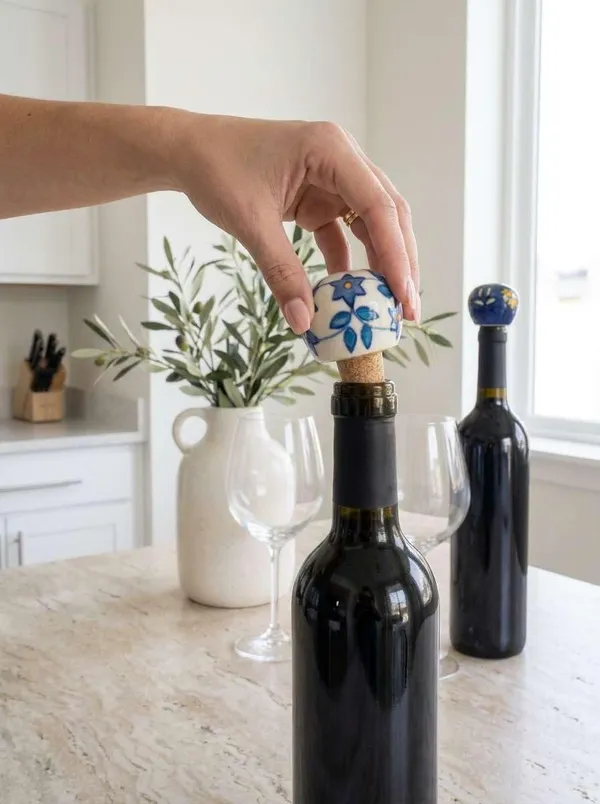 Blue_Pottery_Ceramic_Bottle_Stopper