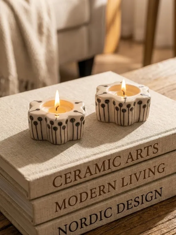 Blue_Pottery_Ceramic_Tealight_Candle_Holder