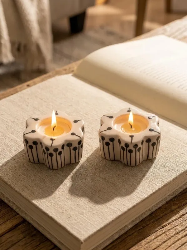 Blue_Pottery_Ceramic_Tealight_Candle_Holder