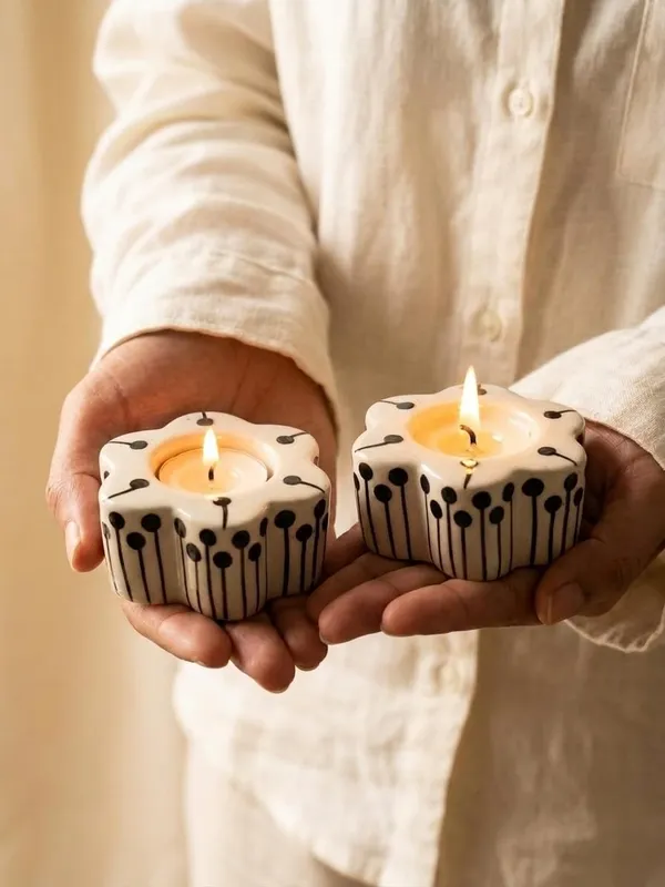Blue_Pottery_Ceramic_Tealight_Candle_Holder
