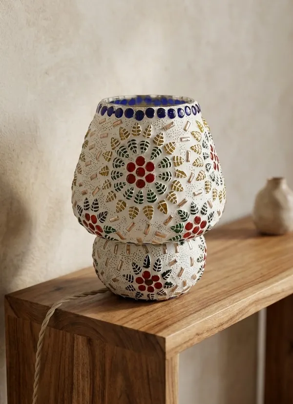 Multicolor_Premium_Aftab_Mosaic_Glass_Table_Lamp