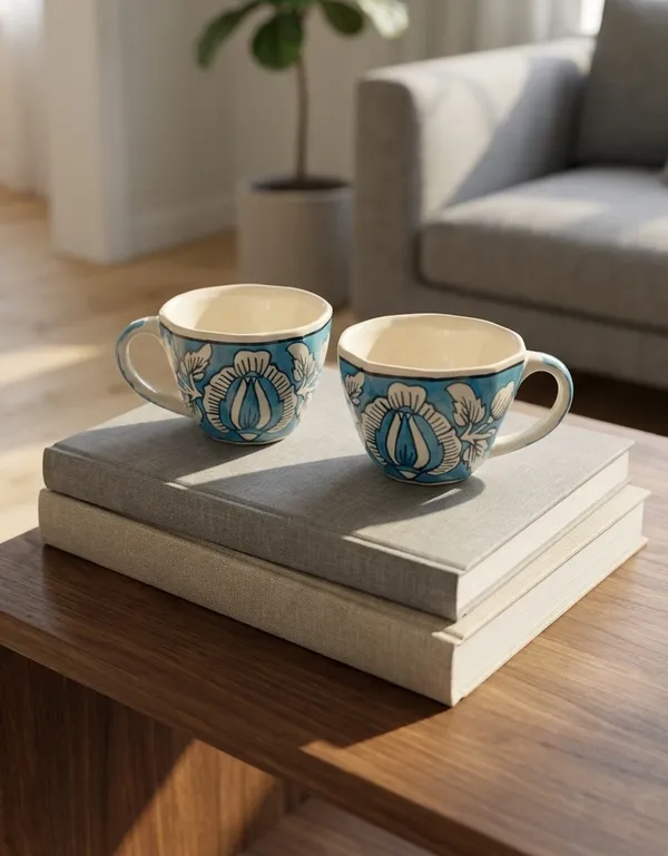 Multicolor_Premium_Neel_Vatika_Handcrafted_Blue_Pottery_Mug_Set_Of_2