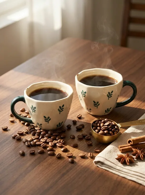 Multicolor_Premium_Botanique_Handcrafted_Blue_Pottery_Mug_Set_Of_2