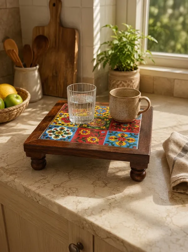 Multicolor_Premium_Vedhi_Blue_Pottery_Stool_(Medium)