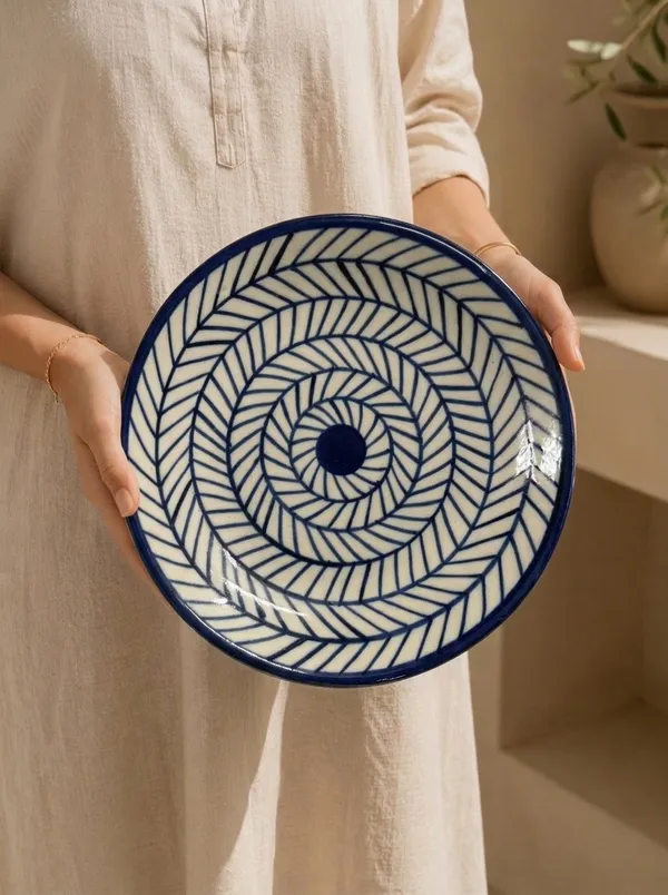 Dark_Blue_And_White_Premium_Rasa_Blue_Pottery_Plate