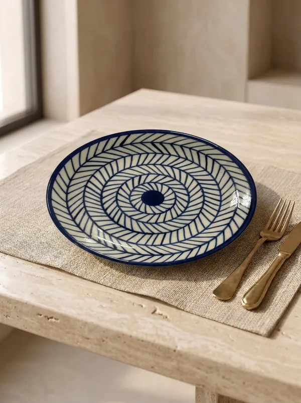 Dark_Blue_And_White_Premium_Rasa_Blue_Pottery_Plate
