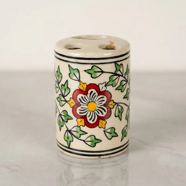 Multicolor_Premium_The_Nilima_Hand_Painted_Blue_Pottery_Holder