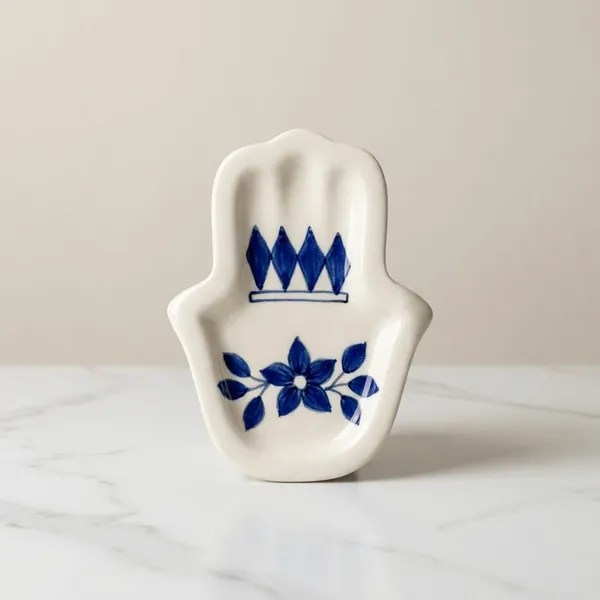 Multicolor_Premium_Hamsa_Blue_Pottery_Multi_Purpose_Plate