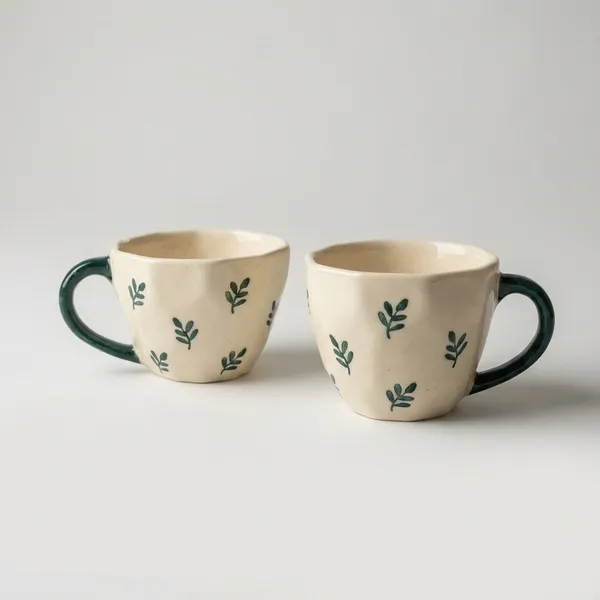 Multicolor_Premium_Botanique_Handcrafted_Blue_Pottery_Mug_Set_Of_2