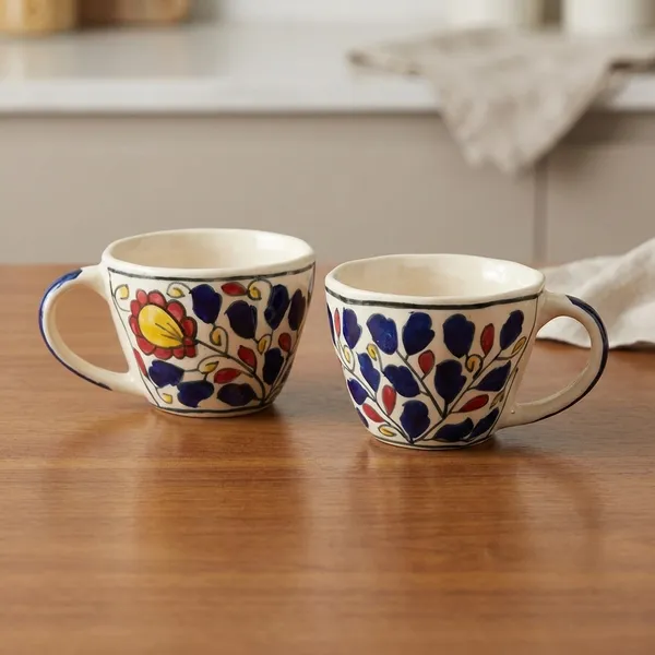 Multicolor_Premium_Rang_Vatika_Handcrafted_Blue_Pottery_Mug_Set_Of_2
