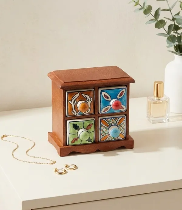 Multicolor_Premium_Aahar_Ceramic_Spice_Chest_4_Drawers
