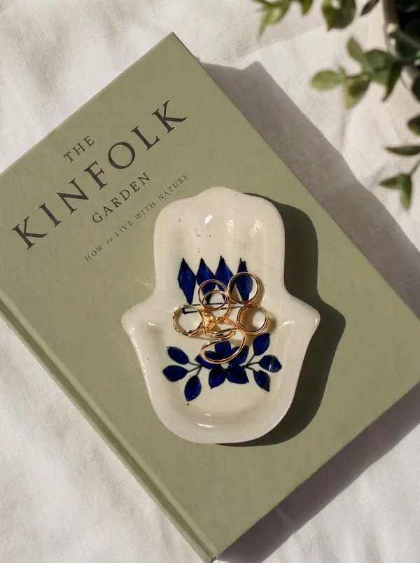Multicolor_Premium_Hamsa_Blue_Pottery_Multi_Purpose_Plate