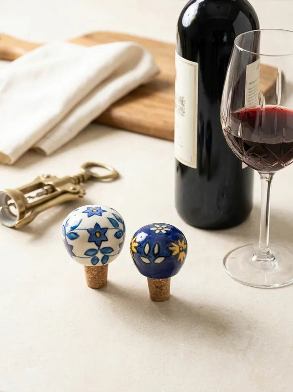 Blue_Pottery_Ceramic_Bottle_Stopper