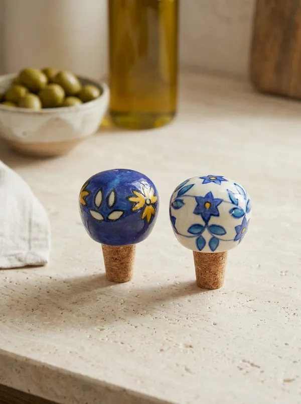 Blue_Pottery_Ceramic_Bottle_Stopper