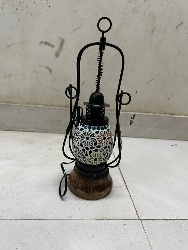 Multicolor_Premium_Shama_Wooden_&_Mosaic_Glass_Lantern_Set_Of_2