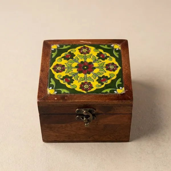 Multicolor_Premium_Smriti_Wooden_Blue_Pottery_Heirloom_Box