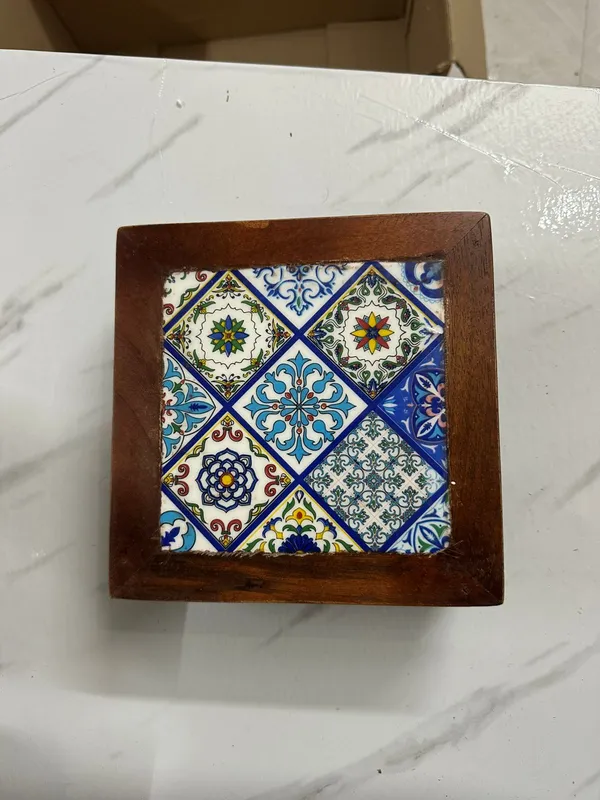 Multicolor_Premium_Aaya_Blue_Pottery_Stool_(Medium)