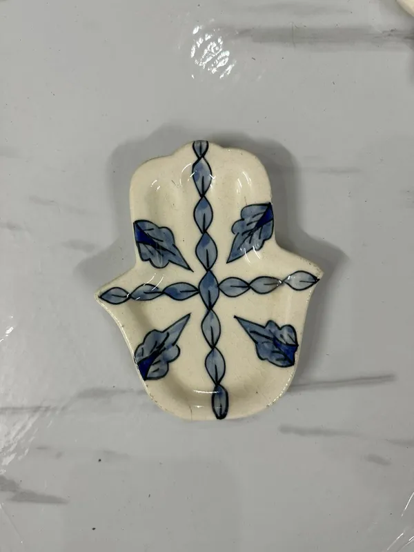 Multicolor_Premium_Hamsa_Blue_Pottery_Multi_Purpose_Small_Plate