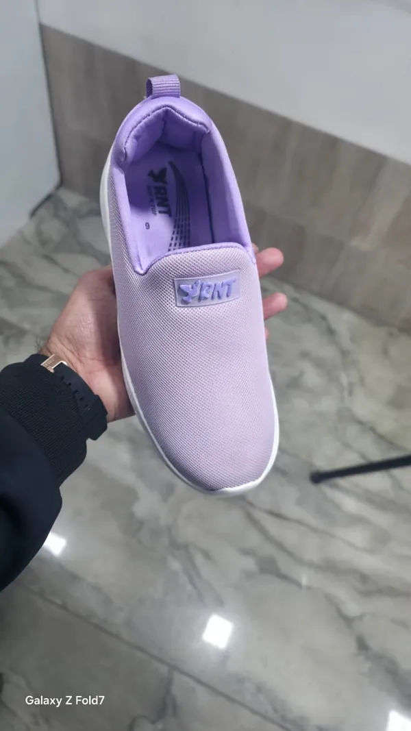 Lavender_Mesh_And_Synthetic_Slip_On_Sneakers_For_Women