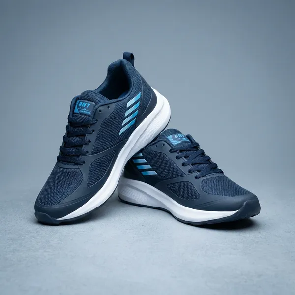 Blue_Mesh_And_Synthetic_Running_Shoes_For_Unisex