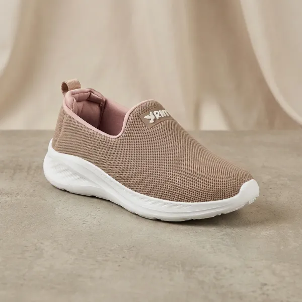 Maroon_And_White_Mesh_And_Synthetic_Slip_On_Shoes_For_Unisex_Pack_Of_2