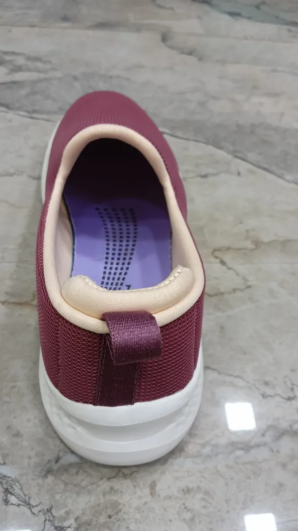 Maroon_Mesh_And_Synthetic_Slip_On_Shoes_For_Women