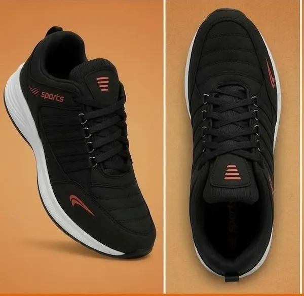 Grey_Mesh_And_Synthetic_Running_Shoes_For_Men