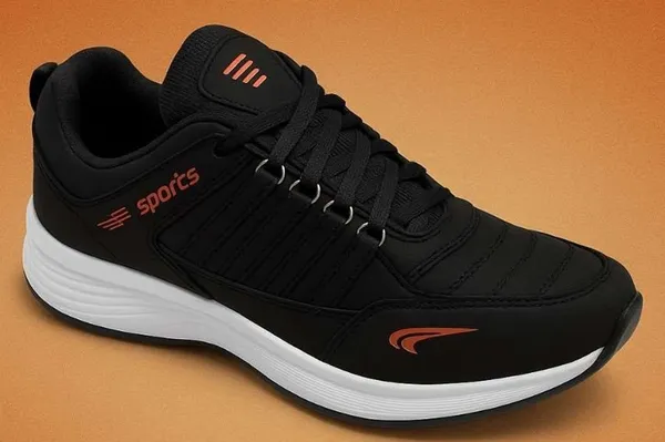 Grey_Mesh_And_Synthetic_Running_Shoes_For_Men
