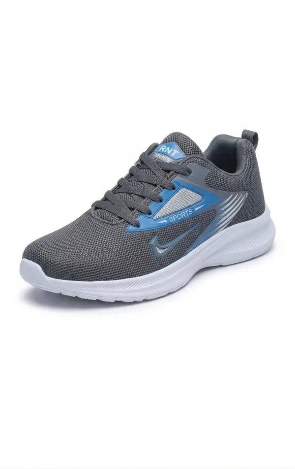 Charcoal_Grey_And_White_Mesh_And_Synthetic_Shoes_For_Men_Pack_Of_2