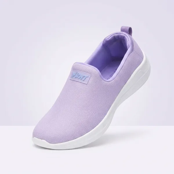 Lavender_Mesh_And_Synthetic_Slip_On_Sneakers_For_Women