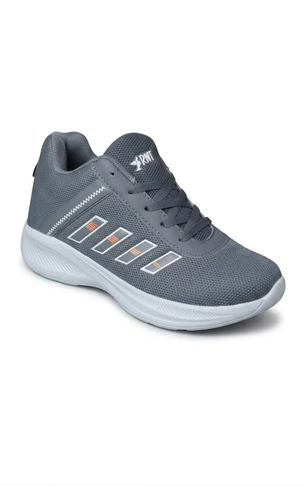 White_Synthetic_Leather_Running_Shoes_For_Unisex