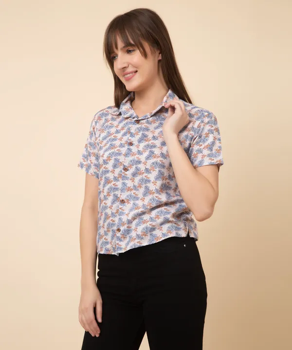 Cream_Rayon_Floral_Printed_Rayon_Casual_Shirt_For_Women