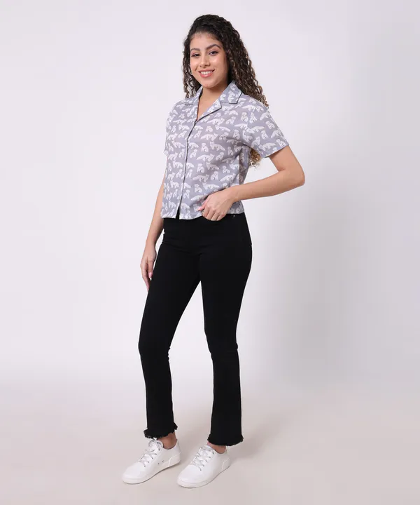Grey_Cotton_Slub_Kitty_Printed_Regular_Fit_Casual_Shirt_For_Women