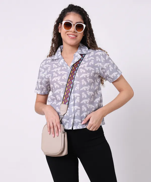 Grey_Cotton_Slub_Kitty_Printed_Regular_Fit_Casual_Shirt_For_Women