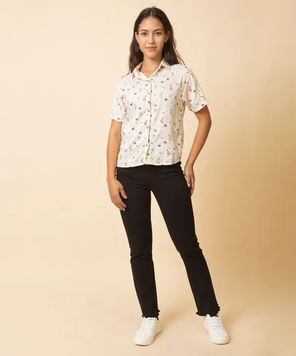 Cream_Rayon_Botanical_Printed_Rayon_Casual_Shirt_For_Women