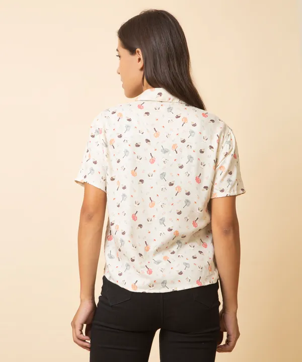 Cream_Rayon_Botanical_Printed_Rayon_Casual_Shirt_For_Women