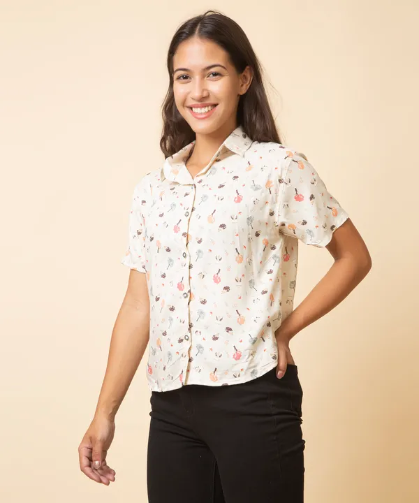 Cream_Rayon_Botanical_Printed_Rayon_Casual_Shirt_For_Women