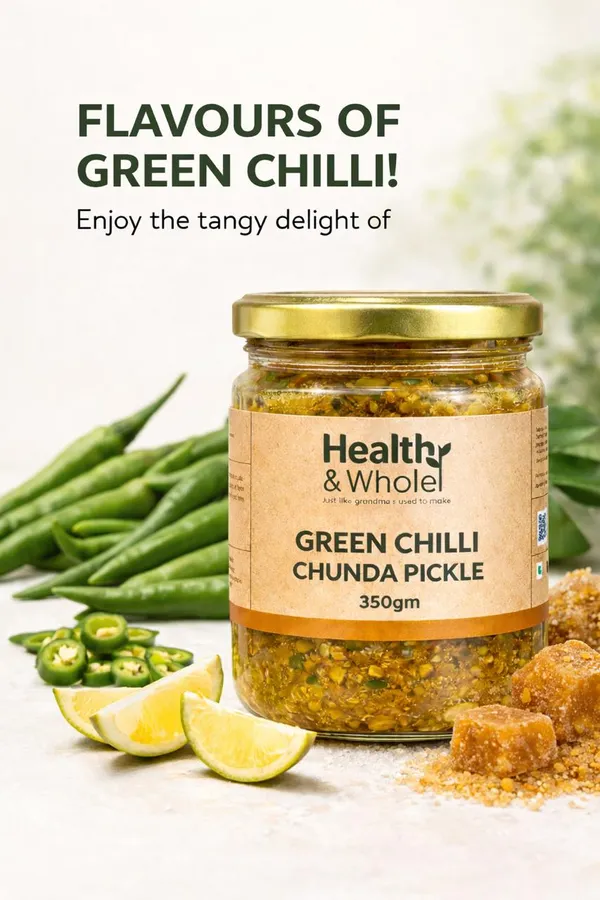 Handmade_Green_Chilli_Chunda_And_Vinegar_Free_Lime_And_Mango_Pickle_Pack_Of_2
