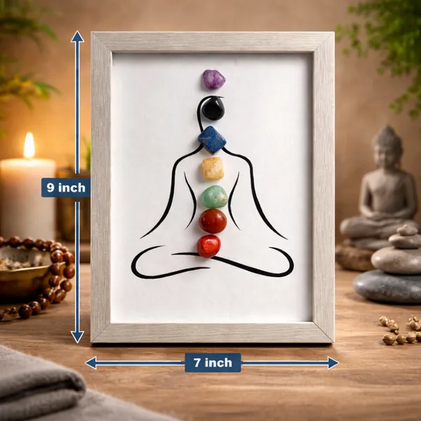 Multicolor_Mix_Natural_Chakra_Stones_In_Frame_For_Unisex
