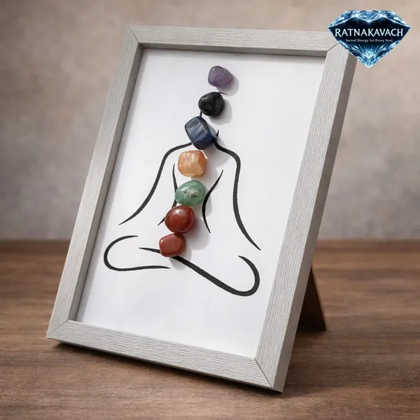 Multicolor_Mix_Natural_Chakra_Stones_In_Frame_For_Unisex