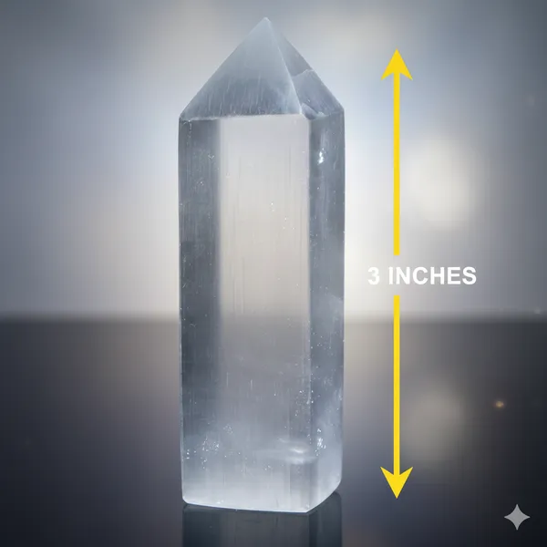 White_Natural_Selenite_Plain_Tower_For_Unisex