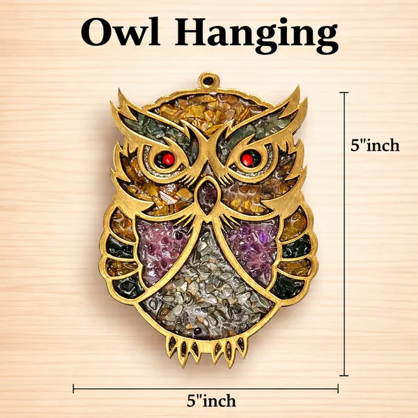 Brown_&_Gold_Alloy_Metal_Owl_Charm_With_Thread_Hanger_For_Unisex