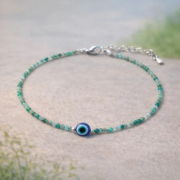 Anklet_Green_Aventurine_3MM