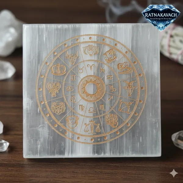 White_Natural_Selenite_With_Zodiac_Engraving_Plate_For_Unisex