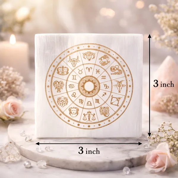 White_Natural_Selenite_With_Zodiac_Engraving_Plate_For_Unisex