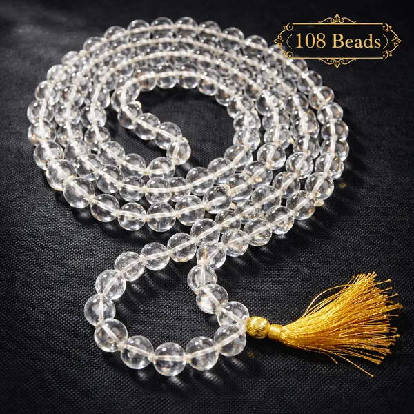 Transparent_Natural_Clear_Quartz_(Sphatik)_Beads_Threaded_Mala_Mala_For_Unisex