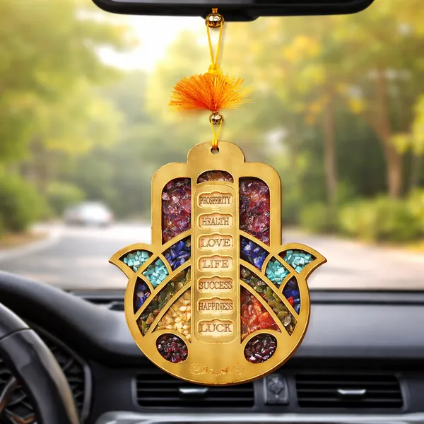 Golden_Alloy_Metal_Punch_Design_With_Thread_Hanger_For_Unisex