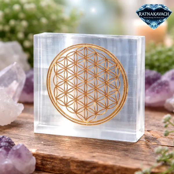 White_Square_Selenite_Flower_Of_Life_Charging_Plate_For_Unisex